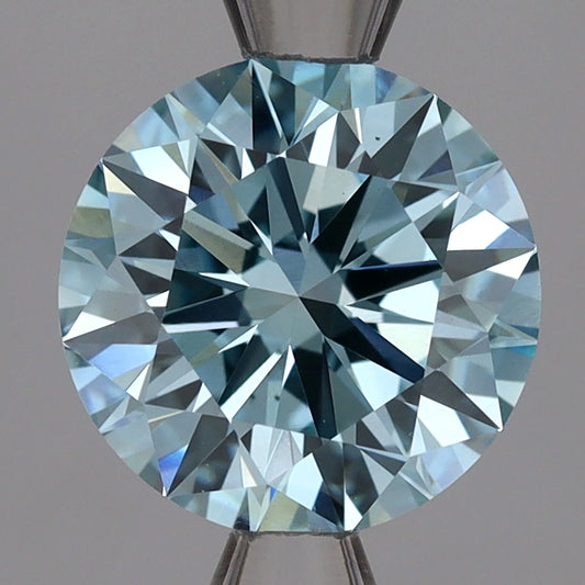 Lab-Grown Diamond 2.04ct, Round, Blue, VS1