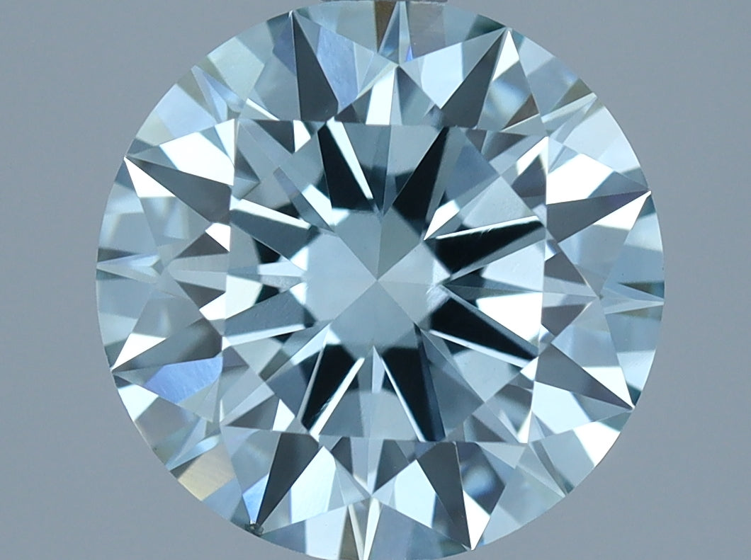 Lab-Grown Diamond 2.40ct, Round, Green, VS1