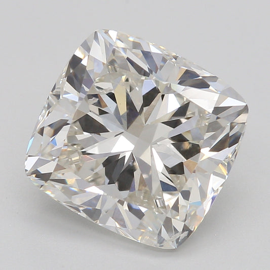 Lab-Grown Diamond 3.08ct, Cushion Mod, H, SI2