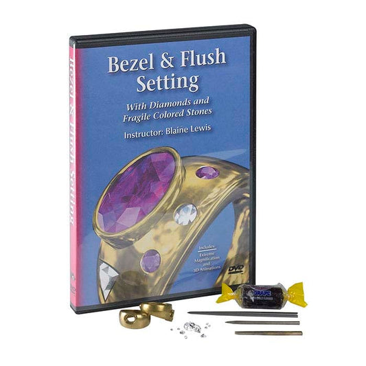 Bezel and Flush Setting with Diamonds and Fragile Colored Stones, DVD