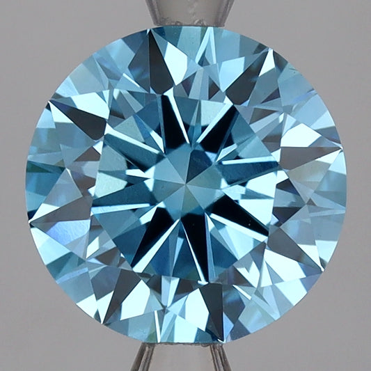 Lab-Grown Diamond 2.50ct, Round, Blue, VS1