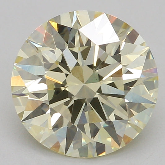 Lab-Grown Diamond 1.26ct, Round, Yellow, VS1