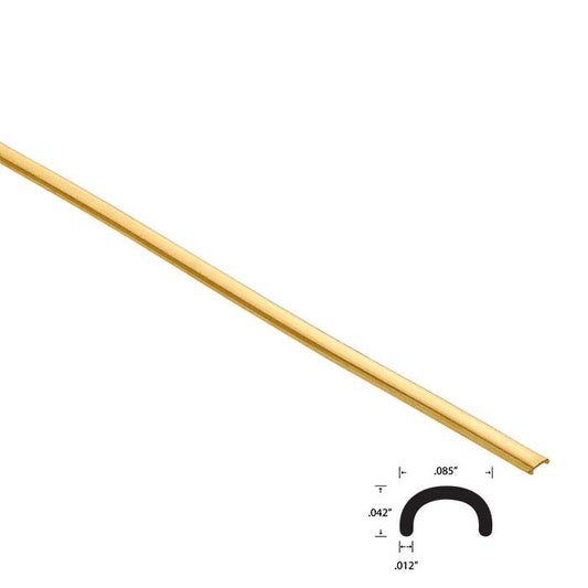 14K Yellow Gold Channel Wires, 1/2-Hard