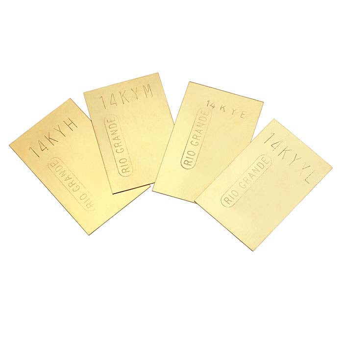 Karat Plumb Yellow Gold Sheet Solder, .
