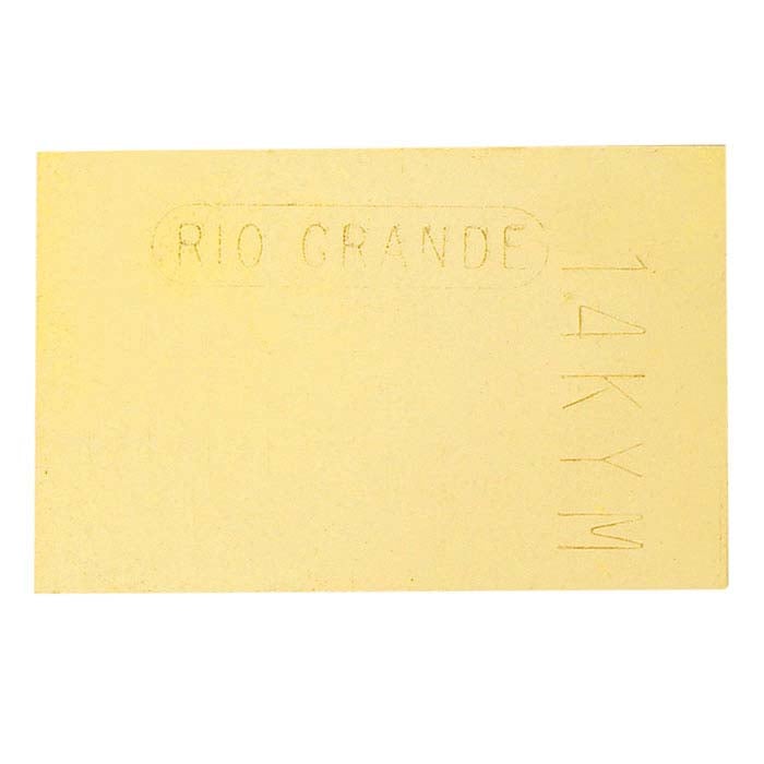 Karat Plumb Yellow Gold Sheet Solder, .