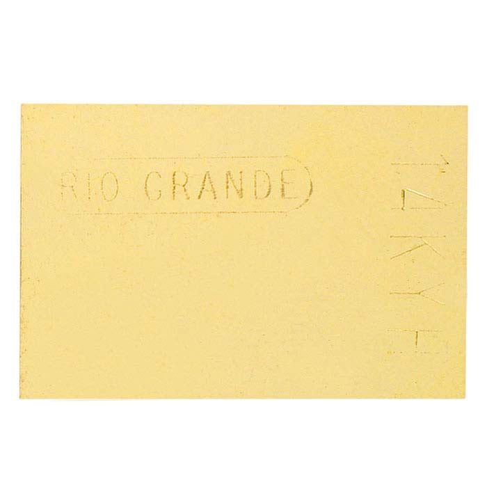 Karat Plumb Yellow Gold Sheet Solder, .