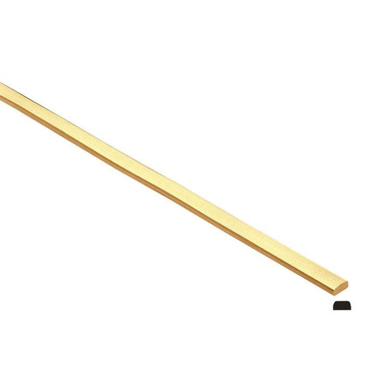 14K Yellow Gold Crazy-8 Half-Round Wire, 3.26mm, Dead-Soft