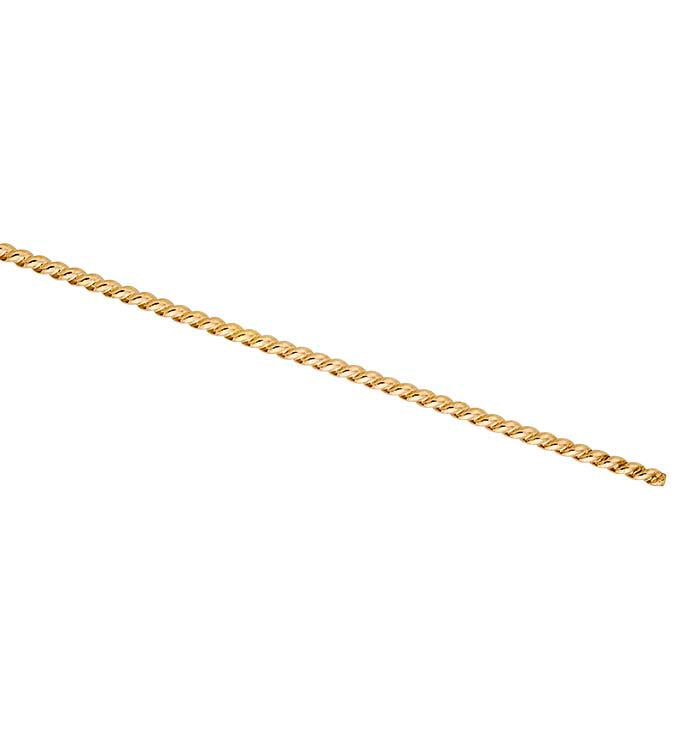 14K Yellow Gold Twist-Pattern Wire, Dead-Soft