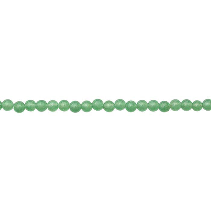 Green Aventurine Round Bead Strand