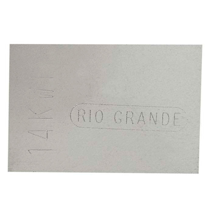 Plumb White Gold Sheet Solder, .