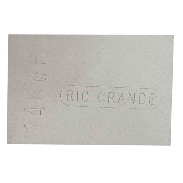 Plumb White Gold Sheet Solder, .