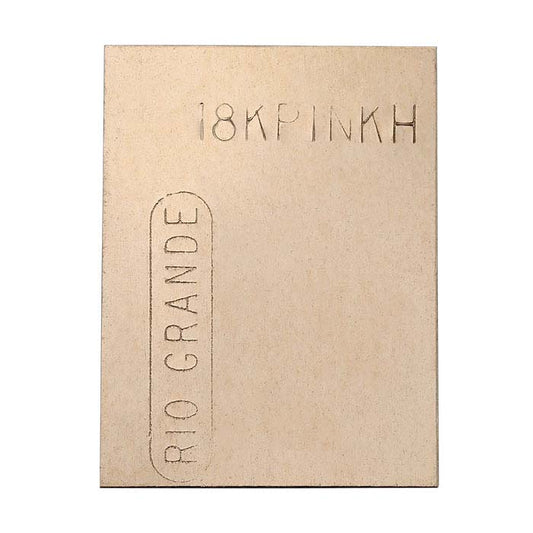 Saldatura in lastra di oro rosa 18K Plumb, 0,25mm, Dura