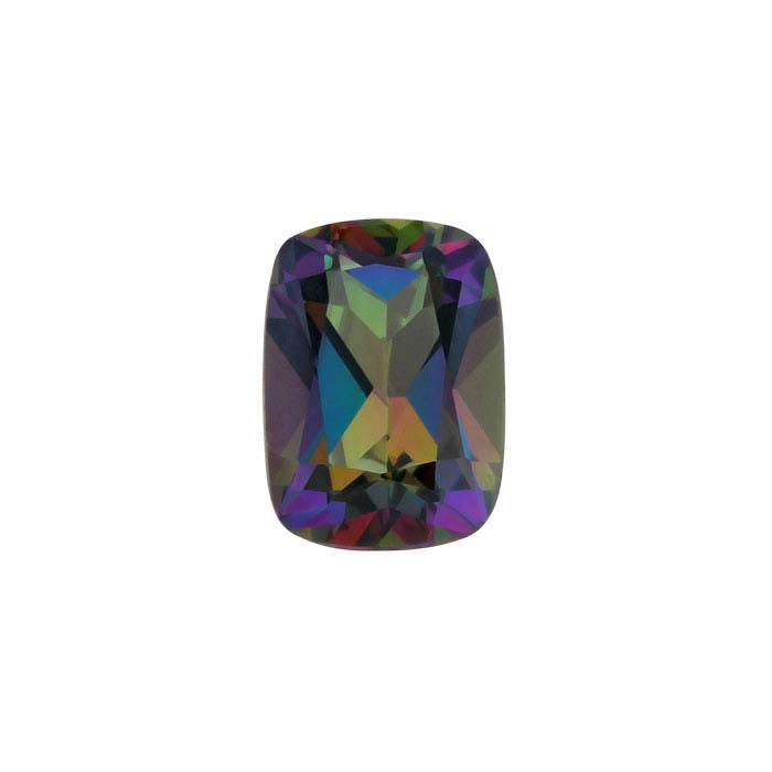 Azotic Green Mystic™ Topaz Cushion Faceted Gemstone
