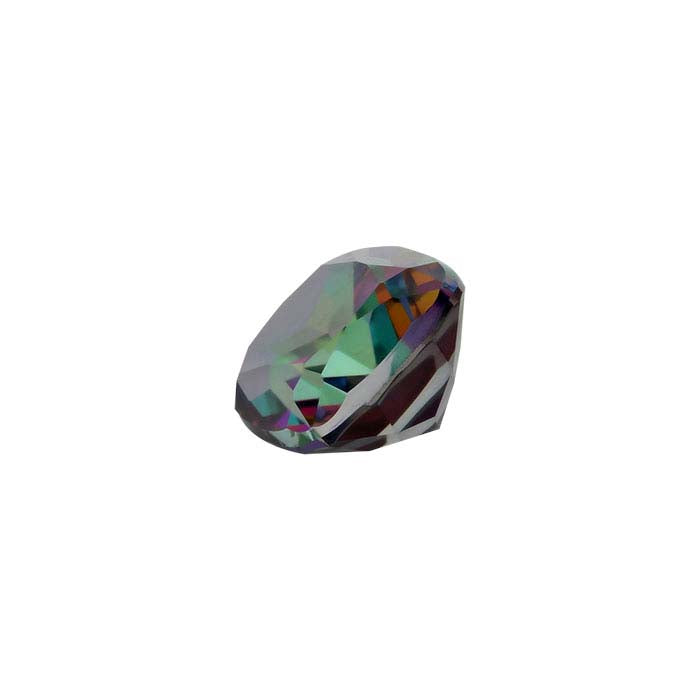 Azotic® Green Mystic™ Topaz 8 x 6mm Cushion Faceted Gemstone
