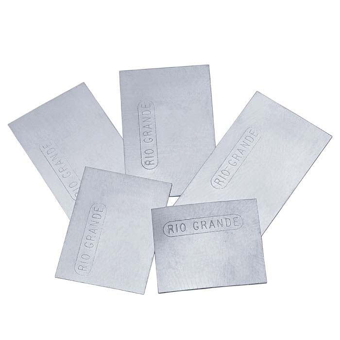 18K Plumb White Gold Sheet Solder, 0.25mm