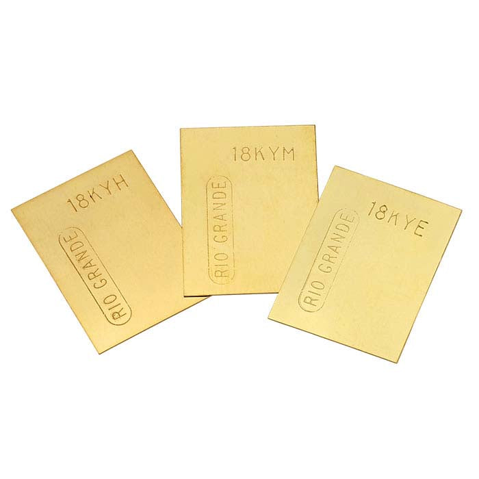 Karat Plumb Yellow Gold Sheet Solder, .
