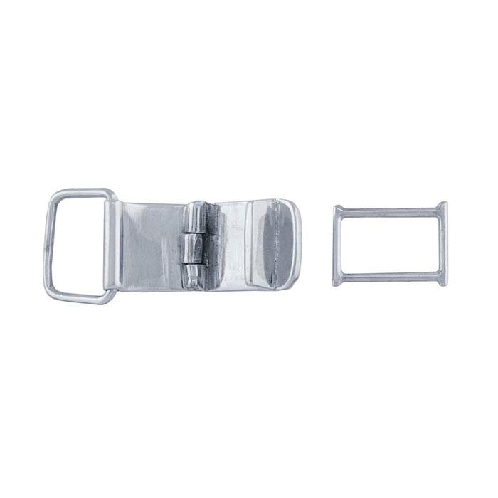 Sterling Silver Fold-Over Clasp, Multi-Strand