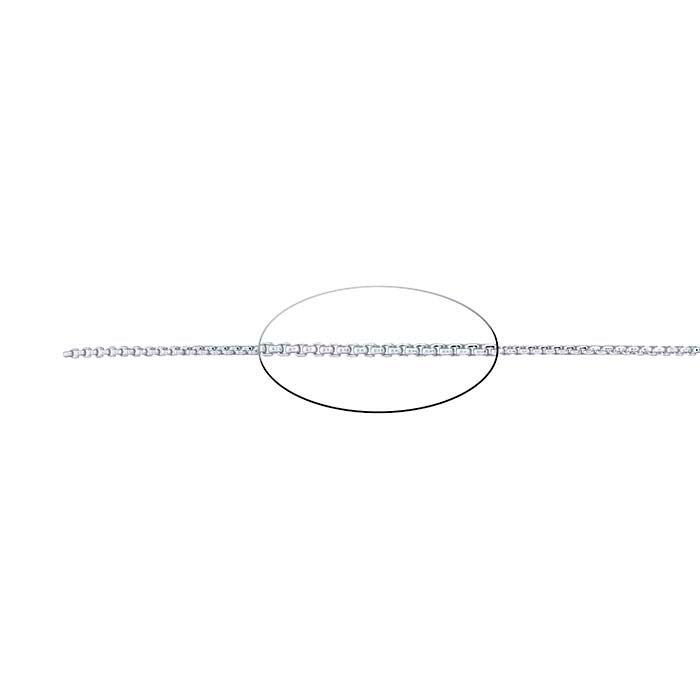 Sterling Silver Rounded Box Chain