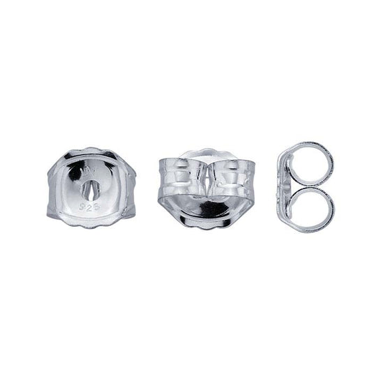 Sterling Silver Medium-Weight Ear Nut
