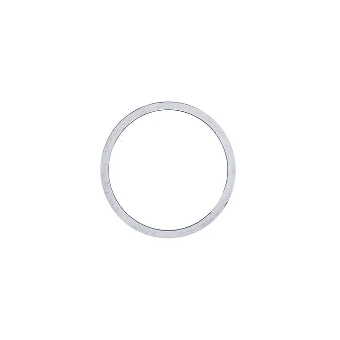Sterling Silver Flat Circle Component