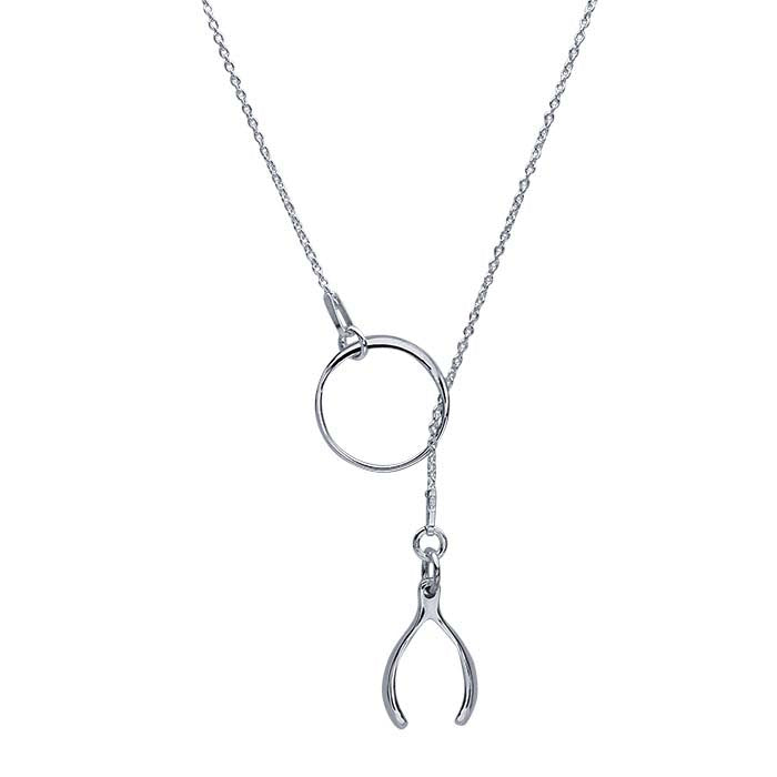 Sterling Silver Wishbone Charm