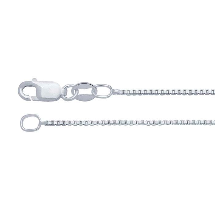 1/10 Silver-Filled Venetian Box Chain