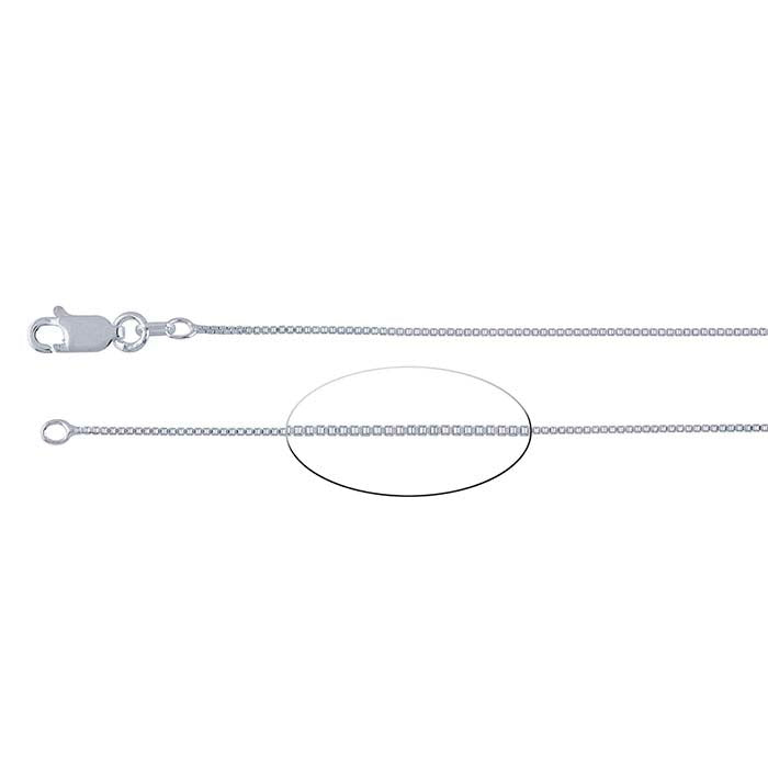Sterling Silver Venetian Box Chain