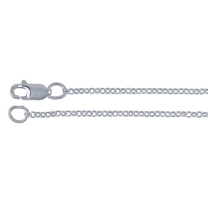 Sterling Silver Round Rolo Chain