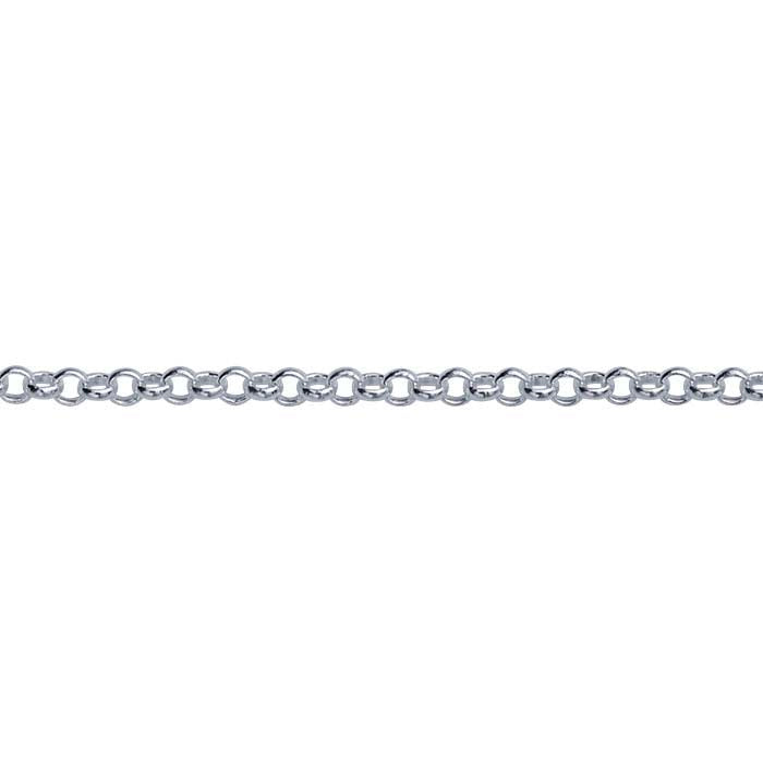 Sterling Silver Round Rolo Chain