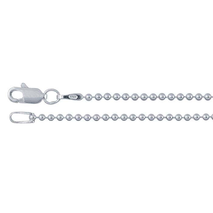 Sterling Silver Bead Chain
