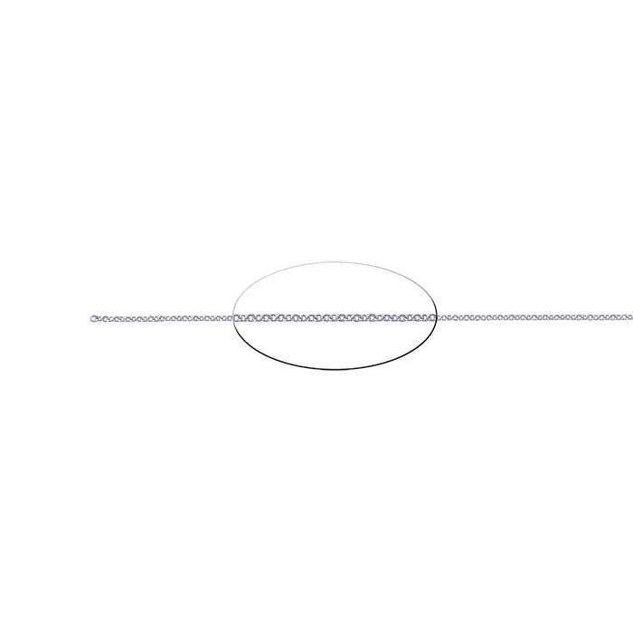 Sterling Silver Oval Cable Chain