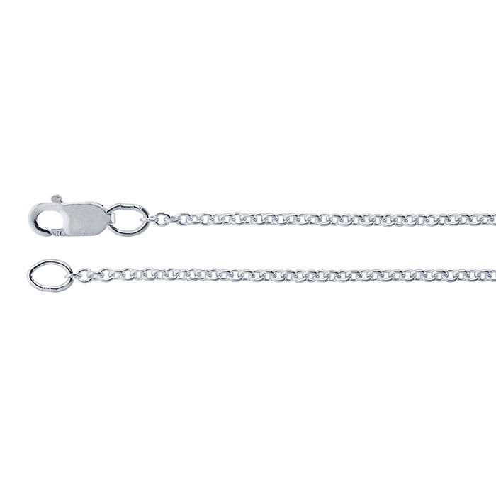 Sterling Silver Round Cable Chain