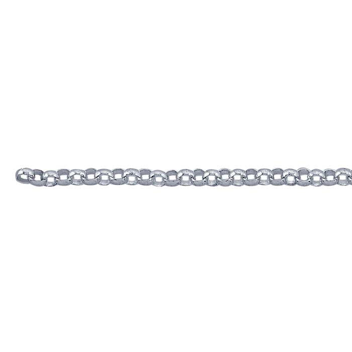Sterling Silver Round Rolo Chain