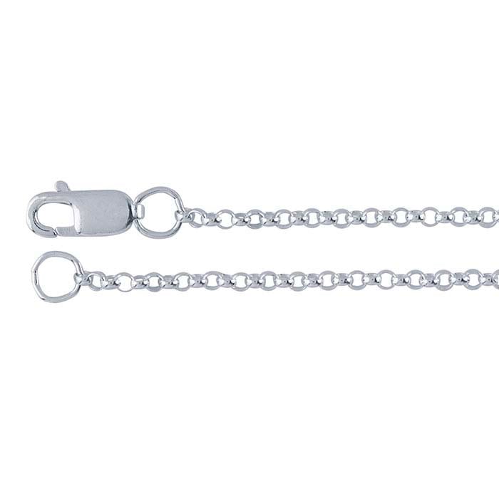 Sterling Silver Round Rolo Chain