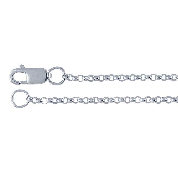 Sterling Silver Round Rolo Chain