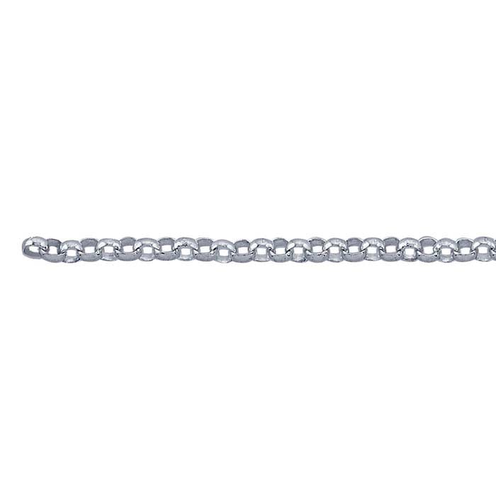 Sterling Silver Round Rolo Chain