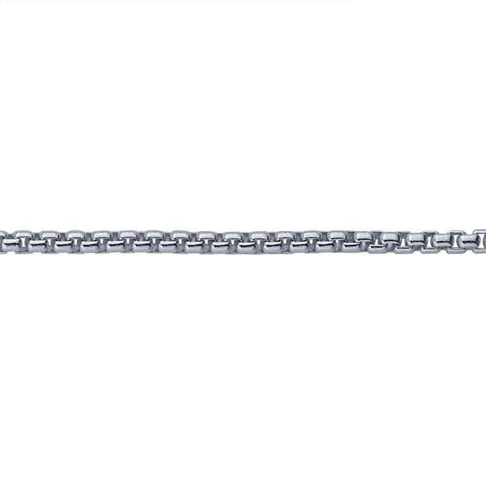 Sterling Silver Rounded Box Chain