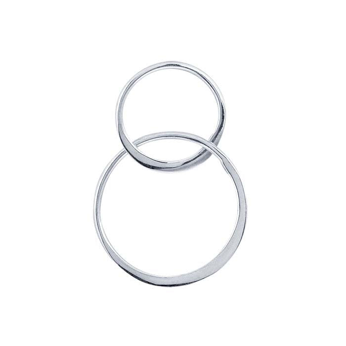 Sterling Silver Double-Circles Component