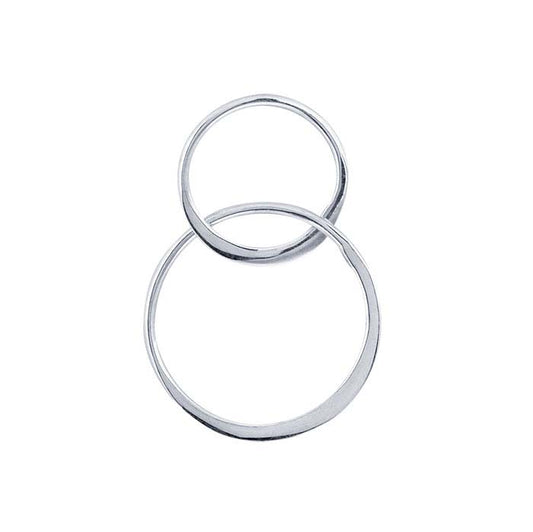 Sterling Silver Double-Circles Component