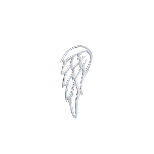 Sterling Silver Angel Wing Component for Floating Glass Lockets