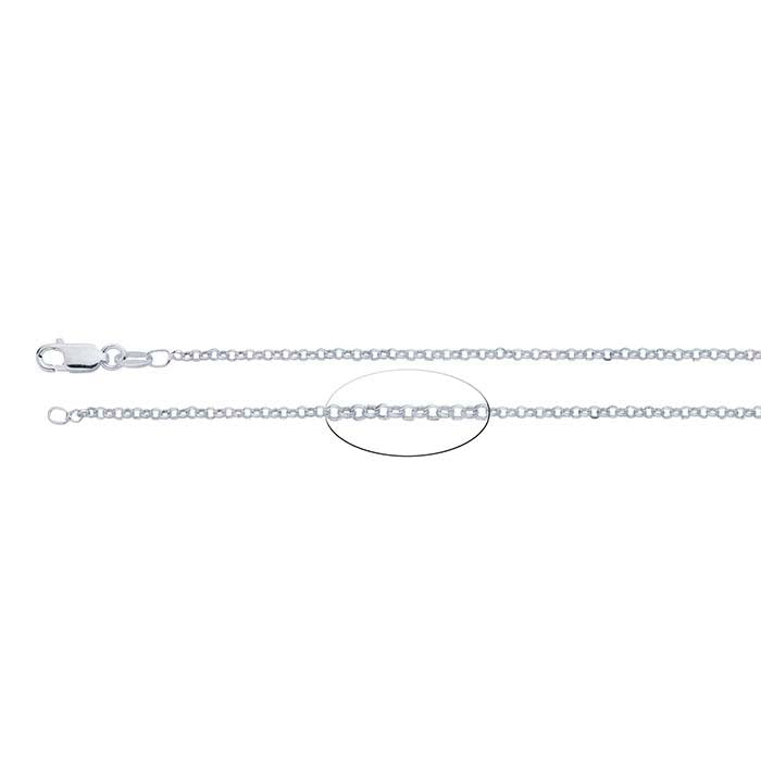 Catena Rolo Rotonda in Argento Sterling 1,9mm