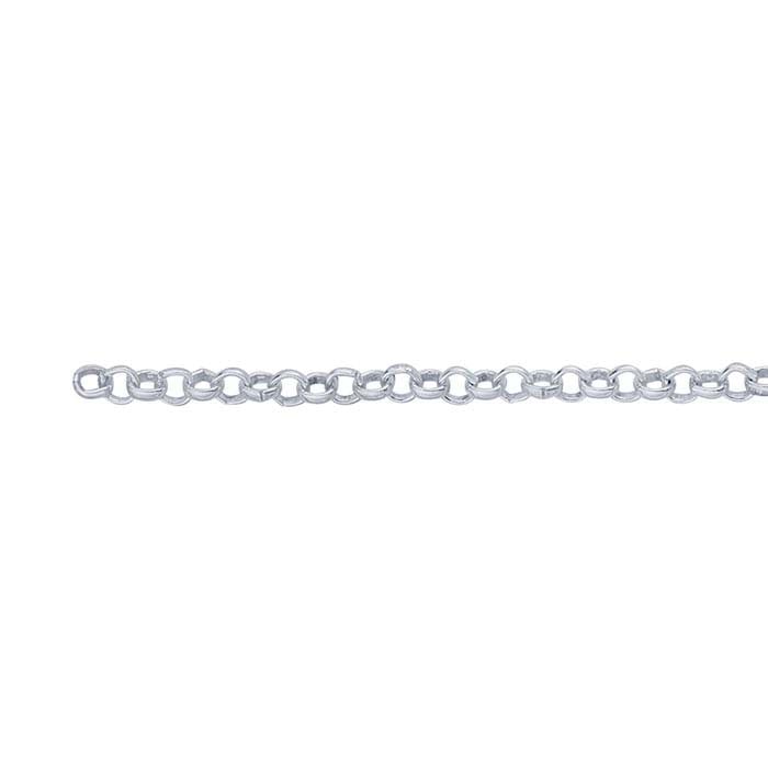 Sterling Silver Round Rolo Chain