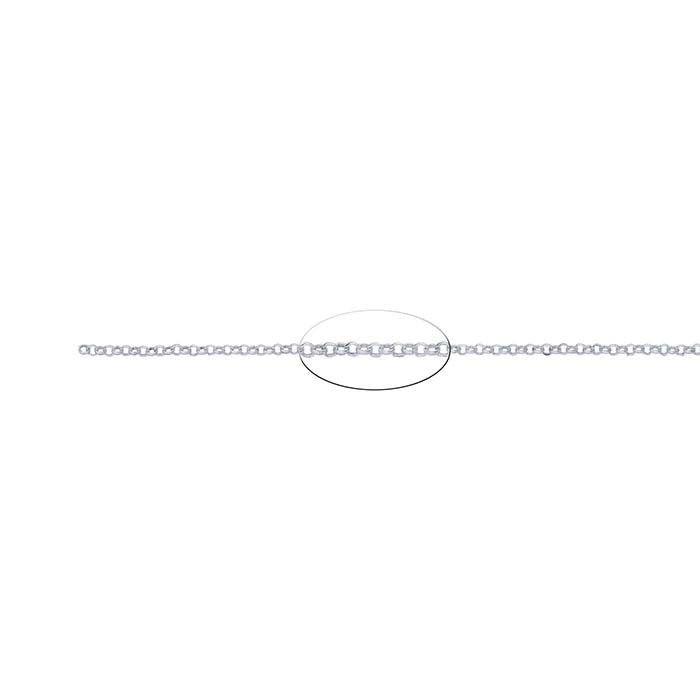 Sterling Silver Round Rolo Chain