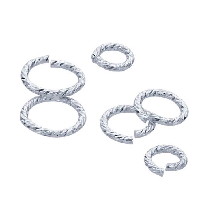 Sterling Silver "Sparkle" Round Jump Ring