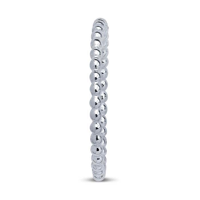 Sterling Silver Beaded Ring