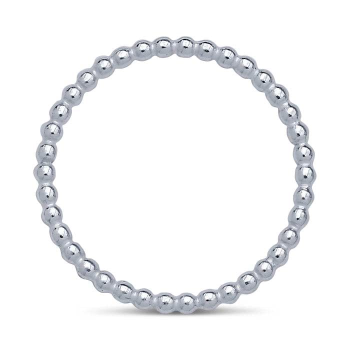 Sterling Silver Beaded Ring