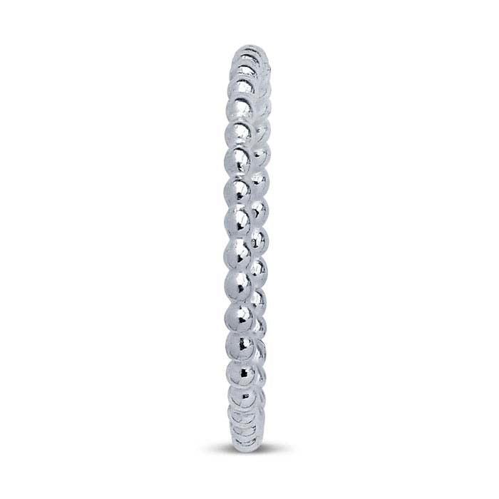 Sterling Silver Beaded Ring