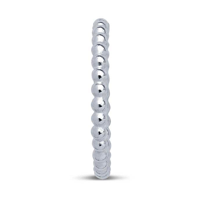 Sterling Silver Beaded Ring