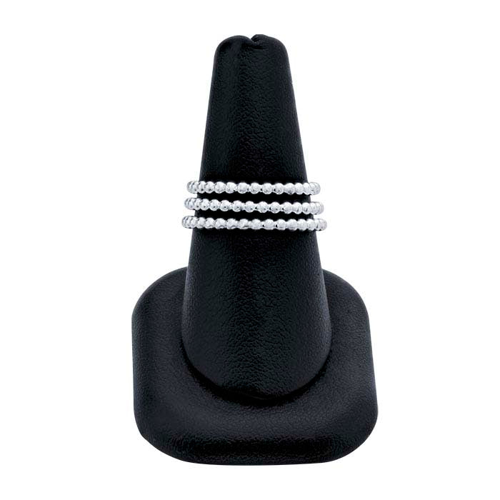 Sterling Silver Beaded Ring