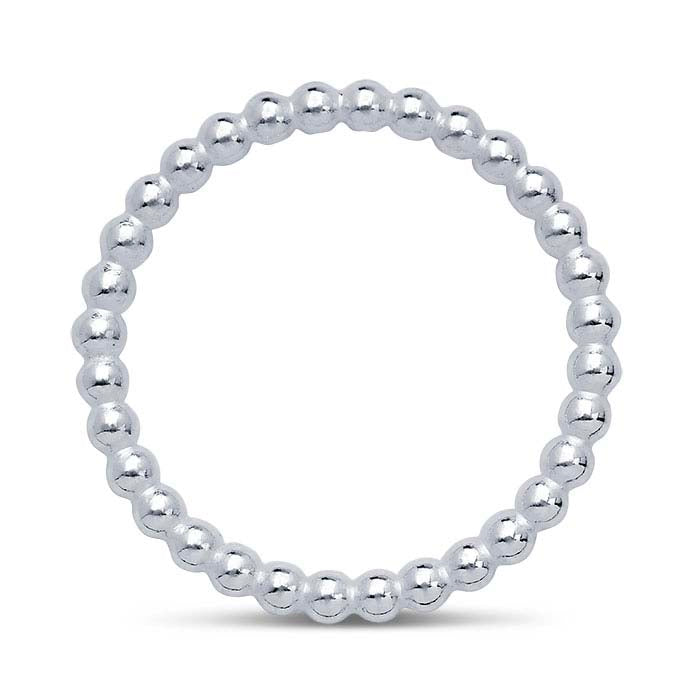 Sterling Silver Beaded Ring